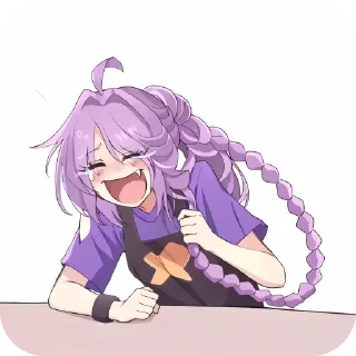 🤣 emoji Lily Lovebraids Telegram sticker 24 of 27