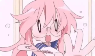 😦 emoji Anime! Telegram sticker 13 of 43