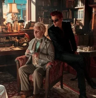 ☕️ emoji Good omens s2 Telegram sticker 19 of 79