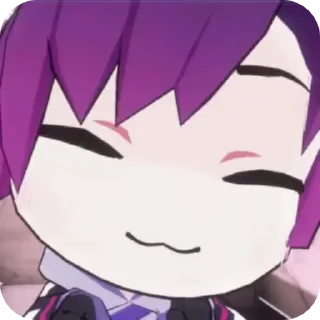 🌟 emoji Uki Violeta by: @Bump_21 Telegram sticker 7 of 33