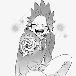 🌹 emoji Kirishima MHA Telegram sticker 24 of 80