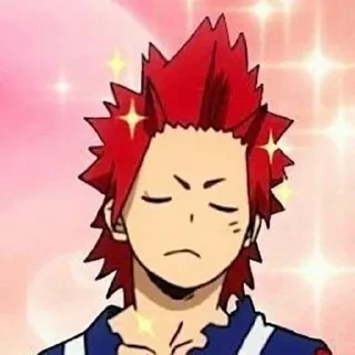 🤩 emoji Kirishima MHA Telegram sticker 23 of 80