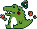 😚 emoji Cro :: @line_stickers Telegram sticker 11 of 40