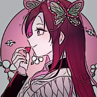 🌺 emoji Канаэ кочо от @KitKaks Telegram sticker 9 of 30
