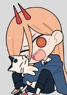 🤪 emoji Мявка | чел бензопила Telegram sticker 22 of 47