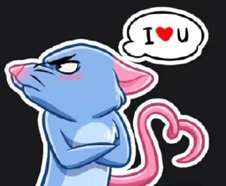 ❤️ emoji Мистер Крыс Telegram sticker 8 of 11