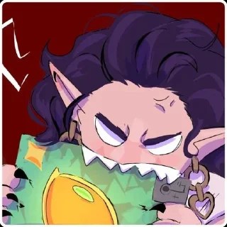 😡 emoji Черти Telegram sticker 16 of 120
