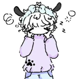 ☁️ emoji ꒰  ິ◞ ◟꒱ິ няшки  . . @chylku   ₊ Telegram sticker 14 of 20