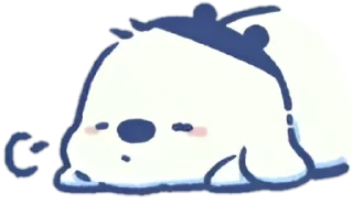 Sticker from ꒰ ິ◞ ◟꒱ິ мафин ! @hugswcots