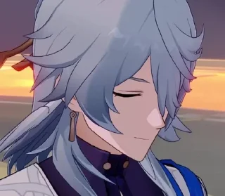 😌 emoji Sunday | Honkai Star Rail (HSR Telegram sticker 14 of 69