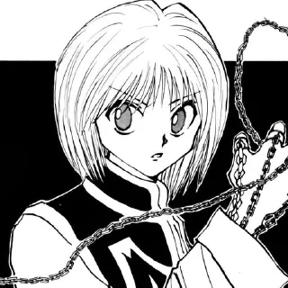 ⛓ emoji kurapika @gokittygoe // @evexioq Telegram sticker 5 of 120
