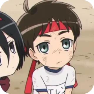 ❤ emoji Attack on titan || @shchobshokuvaty Telegram sticker 20 of 60
