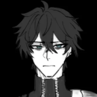 🙁 emoji Дань Хэн/Фэн by: @meilor Telegram sticker 22 of 79