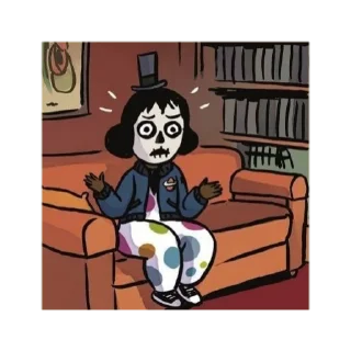 😦 emoji Over the garden wall Telegram sticker 16 of 36