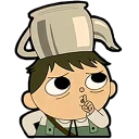 🔇 emoji Over the garden wall Telegram sticker 11 of 21