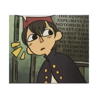 😪 emoji Over the garden wall Telegram sticker 23 of 36