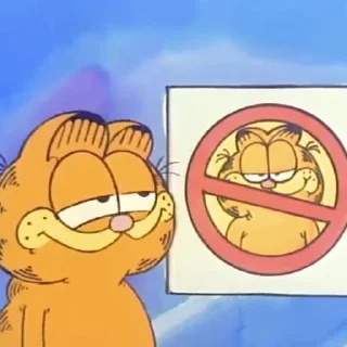 😾 emoji Garfield Telegram sticker 12 of 48