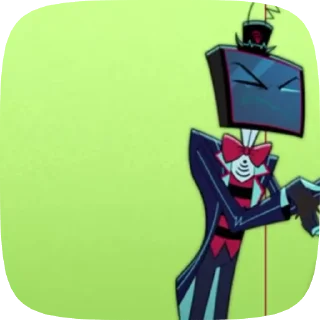 😑 emoji БОЛЬШЕ ⇨ @CLOOBHUB ВОКС ОТЕЛЬ ХАЗБИН VOX HAZBIN ТГ Telegram sticker 11 of 105