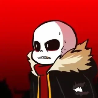 🤩 emoji Fell!sans underverse ⊹ @Ruzi_heh Telegram sticker 16 of 55
