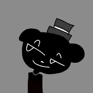 🌟 emoji Капец медведь черный в шапке Telegram sticker 22 of 69