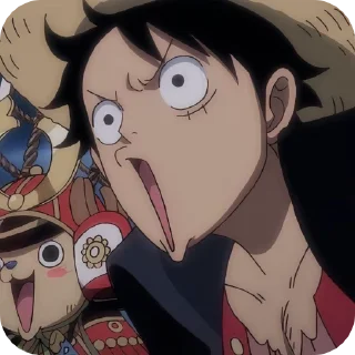 🍖 emoji Luffy @onepiecestickers0 Telegram sticker 6 of 96