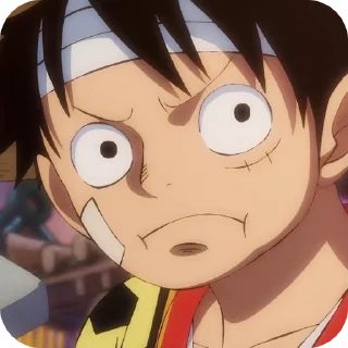 🍖 emoji Luffy @onepiecestickers0 Telegram sticker 13 of 96