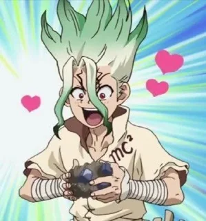 💕 emoji Dr.Stone Telegram sticker 19 of 24