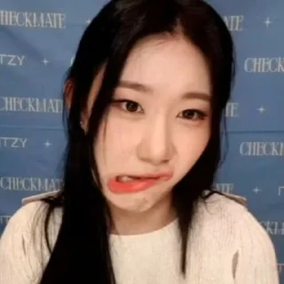 🥵 emoji BLAT MEMbI ITZY Telegram sticker 16 of 27