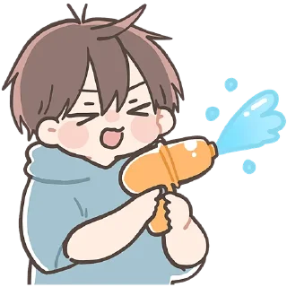 🔫 emoji Летний кун @Nyasticks Telegram sticker 6 of 33