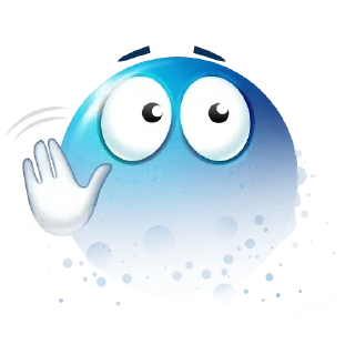 💙 emoji Blue face emoji @xkysluv Telegram sticker 11 of 101