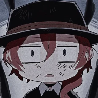 🎲 emoji soukoku :: bsd-wan @yukirrri_s Telegram sticker 15 of 50