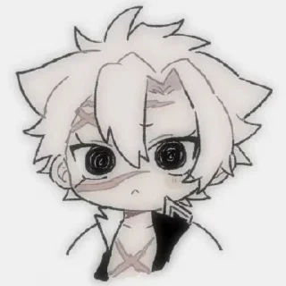 Sticker from ૮꒰˵•ᵜ•˵꒱ა 𝚜𝚊𝚗𝚎𝚖𝚒.∘₊✧ ≻ @hssridr ≺  tw:@kyrt_ms