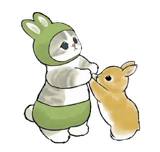 🐰 emoji Mofusand 2 @xkysluv Telegram sticker 9 of 120