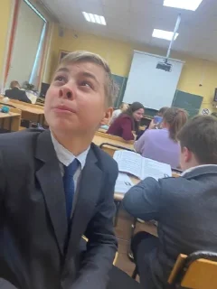 😦 emoji У Ивана кузина большая кукурузина Telegram sticker 22 of 23