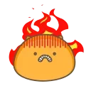 😡 emoji Go! Dango! @TgSticker Telegram sticker 9 of 48
