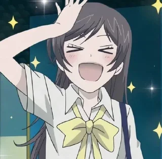 🌸 emoji Нанами Момодзоно @akagisticers Telegram sticker 5 of 50