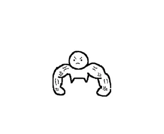 💪 emoji :D Telegram sticker 15 of 34