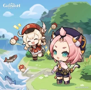 😄 emoji GENSIN IMPACT FROM DASHIWIZZ Telegram sticker 9 of 45