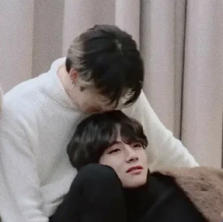 🤍 emoji vkook moments ༼ つ ◕◡◕ ༽つ Telegram sticker 10 of 120