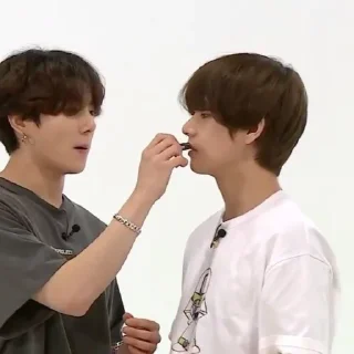 🤍 emoji vkook moments ༼ つ ◕◡◕ ༽つ Telegram sticker 17 of 120