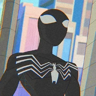 ⚫ emoji Black C. Spider-Man / @Earth_928 Telegram sticker 21 of 50