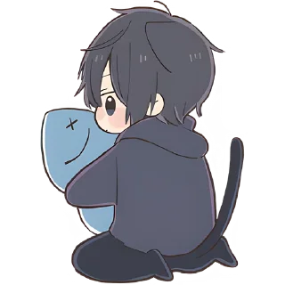 🤗 emoji Мальчик котик @Nyasticks Telegram sticker 13 of 41