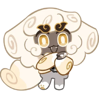 ☁️ emoji Cloud Haetae Cookie! Telegram sticker 4 of 11