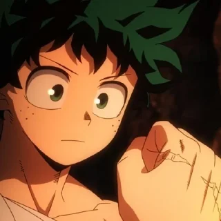 🌟 emoji Наш любимый Мидория💚 Telegram sticker 15 of 52