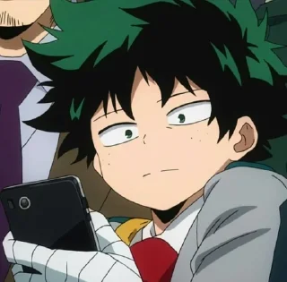 🌟 emoji Наш любимый Мидория💚 Telegram sticker 9 of 52