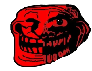 🌟 emoji Troll face Telegram sticker 5 of 22
