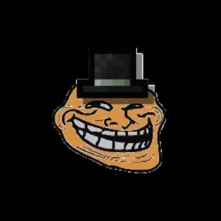 🌟 emoji Troll face Telegram sticker 22 of 22