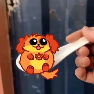 🥄 emoji Кетнап эвакуирует пельмени Telegram sticker 24 of 73