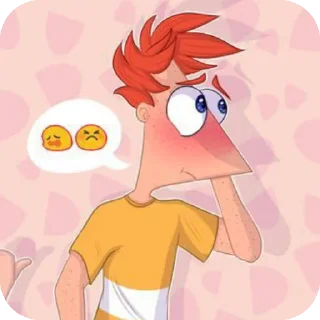 ❤ emoji Phineas • @Earth928B Telegram sticker 22 of 45