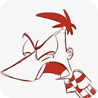 😭 emoji Phineas • @Earth928B Telegram sticker 15 of 45